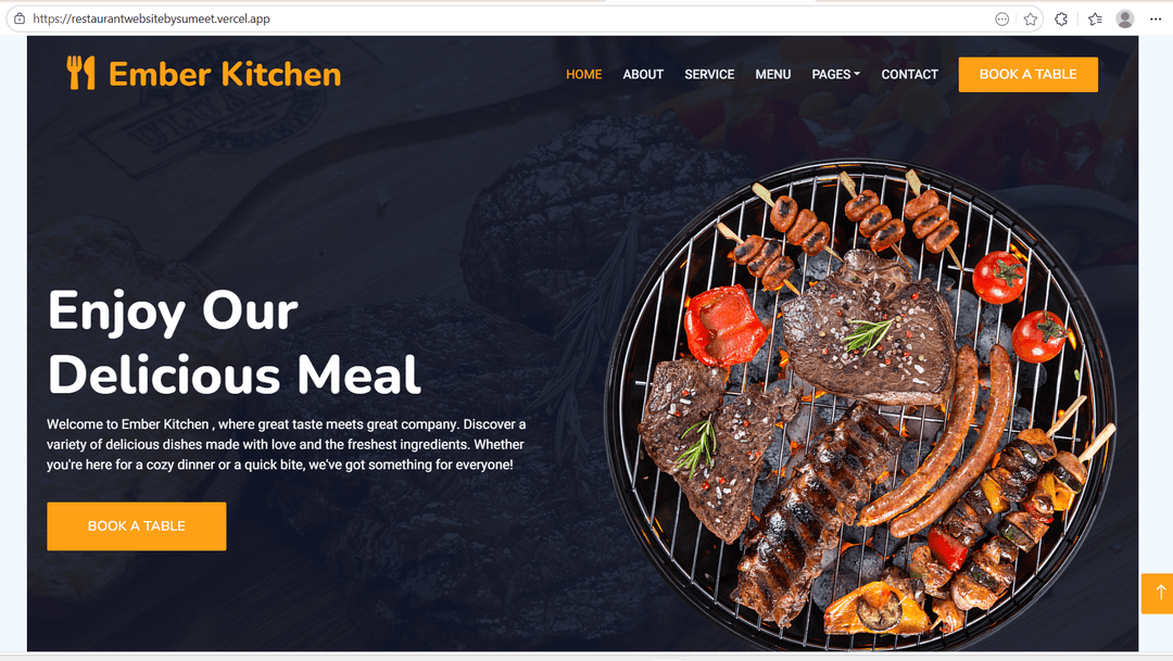 Restaurant Website